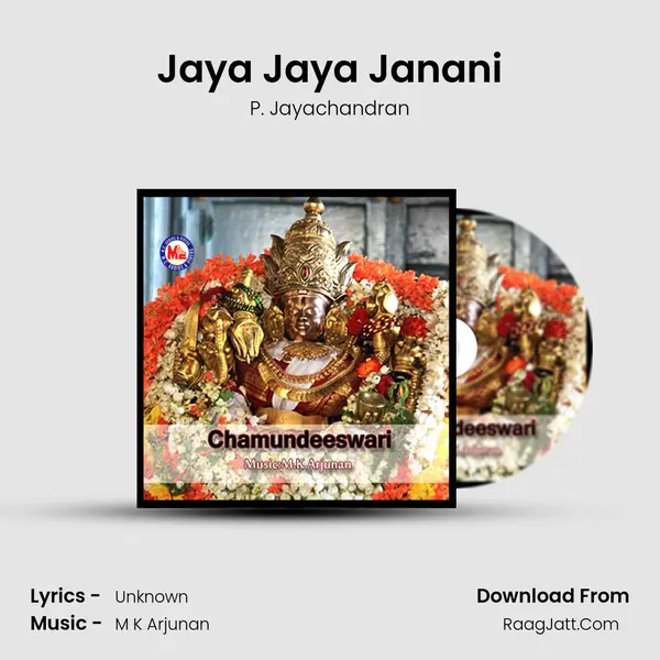 Jaya Jaya Janani MP3 Song by P. Jayachandran Cover
