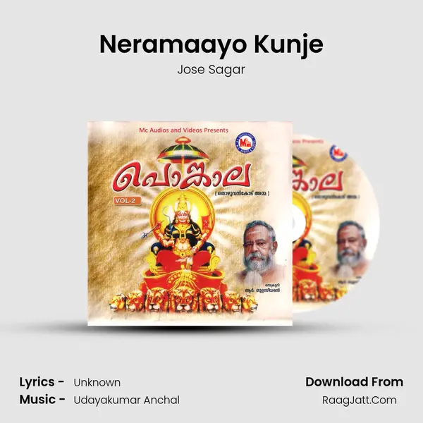 Neramaayo Kunje MP3 Song by Jose Sagar Cover