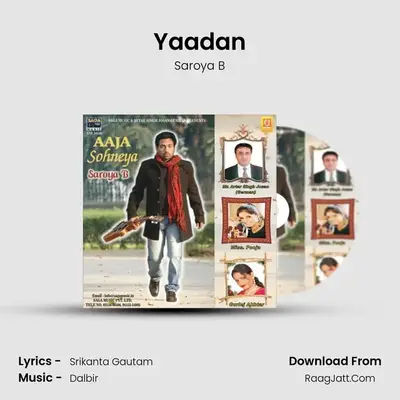 Yaadan MP3 Song by Saroya B Cover