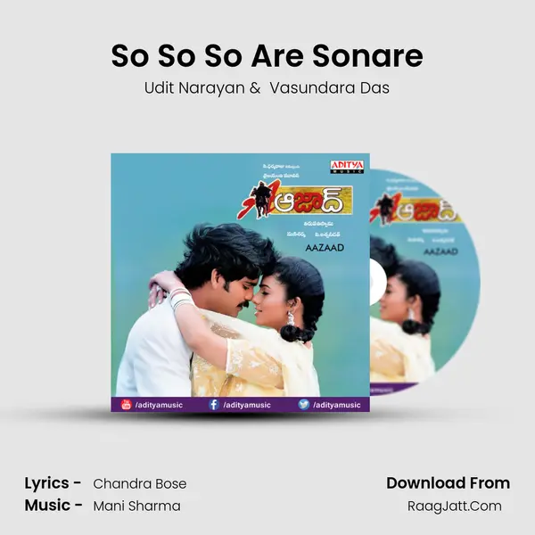 So So So Are Sonare MP3 Song by Udit Narayan Cover