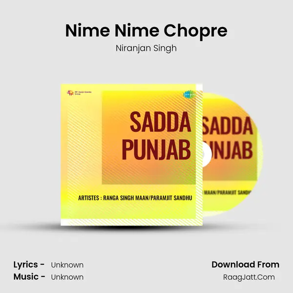 Nime Nime Chopre MP3 Song by Niranjan Singh Cover
