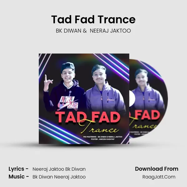 Tad Fad Trance MP3 Song by BK DIWAN Cover