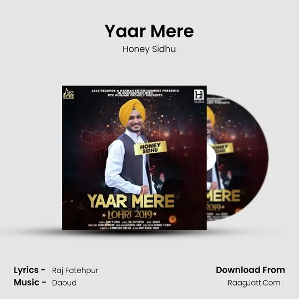 Yaar Mere MP3 Song by Honey Sidhu Cover