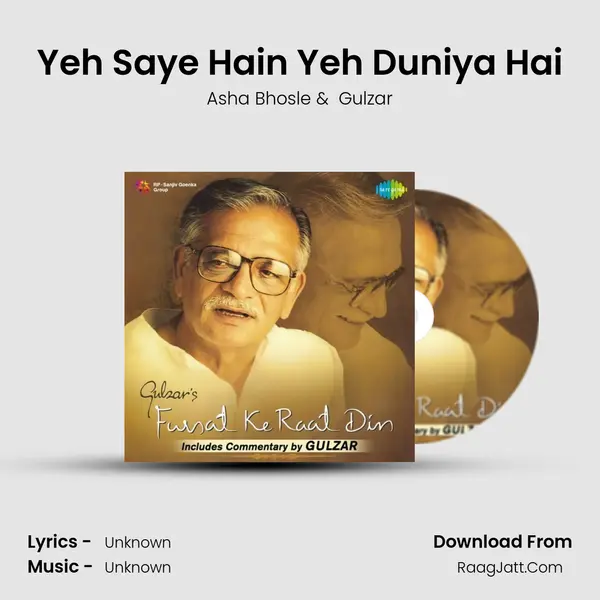 Yeh Saye Hain Yeh Duniya Hai Cover