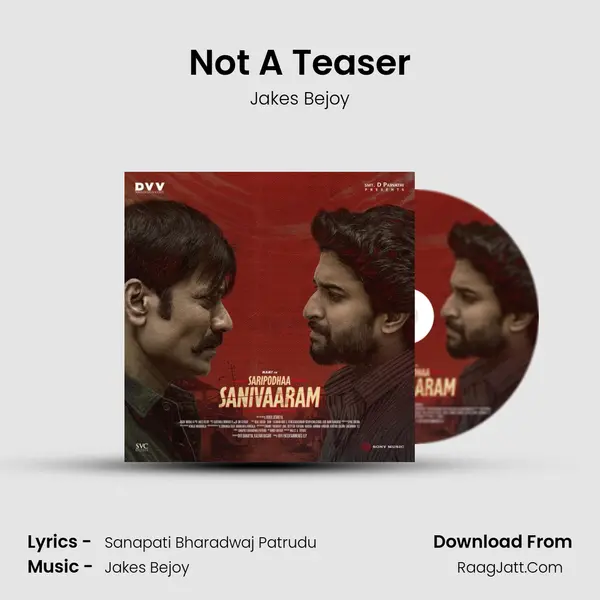 Not A Teaser MP3 Song by Jakes Bejoy Cover