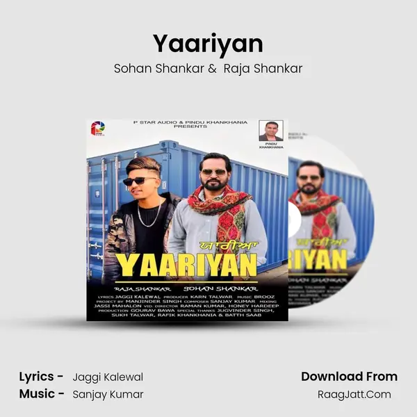 Yaariyan MP3 Song by Sohan Shankar Cover
