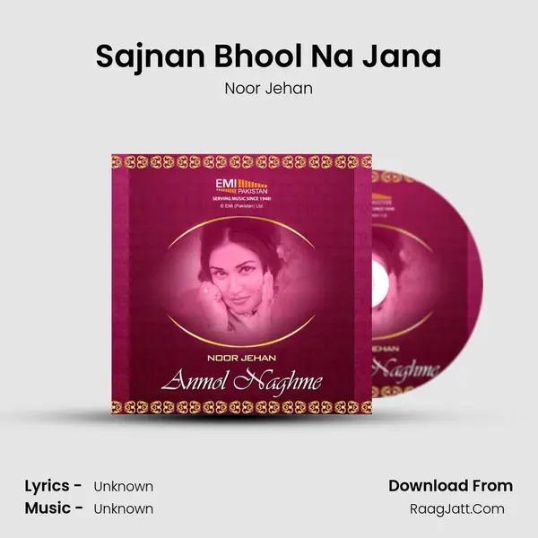 Sajnan Bhool Na Jana MP3 Song by Noor Jehan Cover