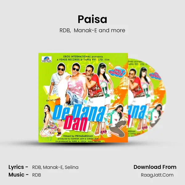 Paisa MP3 Song by RDB Cover