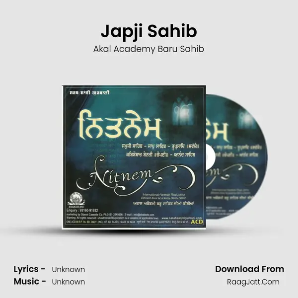 Japji Sahib MP3 Song by Akal Academy Baru Sahib Cover