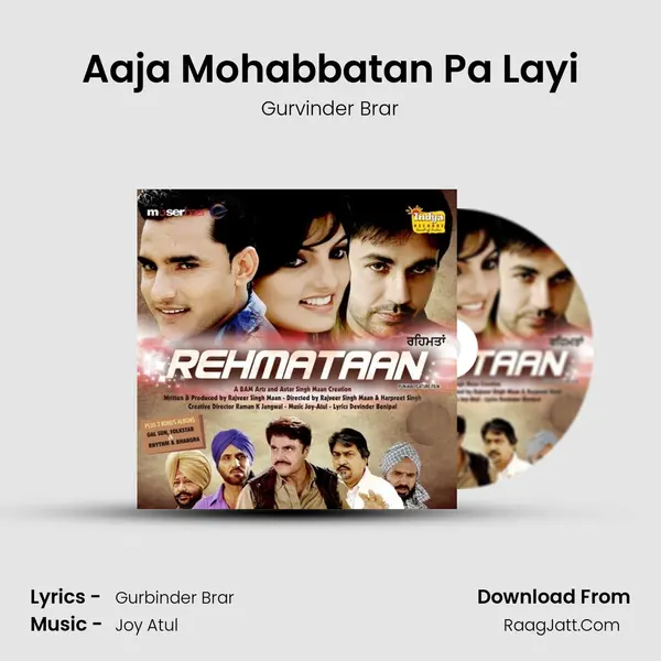 Aaja Mohabbatan Pa Layi MP3 Song by Gurvinder Brar Cover
