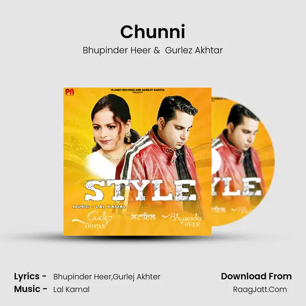 Chunni MP3 Song by Bhupinder Heer Cover