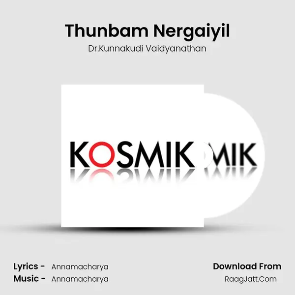 Thunbam Nergaiyil MP3 Song by Dr.Kunnakudi Vaidyanathan Cover