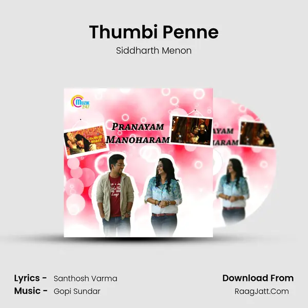 Thumbi Penne MP3 Song by Siddharth Menon Cover