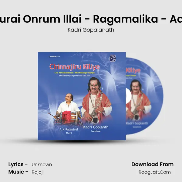 Kurai Onrum Illai - Ragamalika - Adi (Live) MP3 Song by Kadri Gopalanath Cover