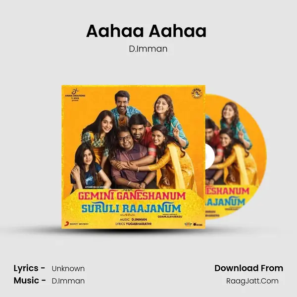 Aahaa Aahaa (Karaoke) MP3 Song by D.Imman Cover