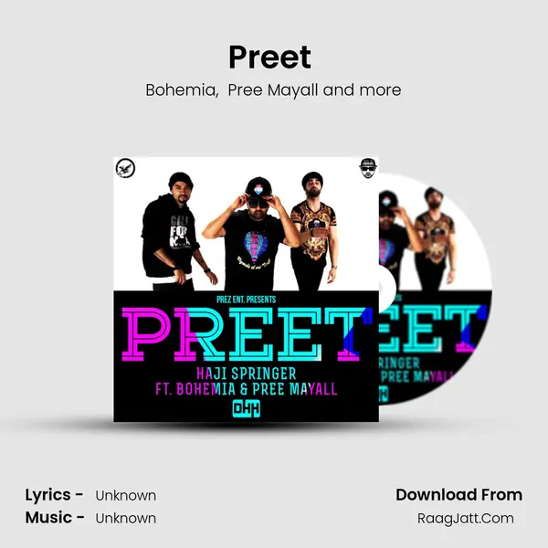 Preet (feat. Bohemia & Pree Mayall) MP3 Song by Bohemia Cover