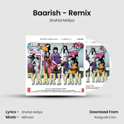 Baarish - Remix MP3 Song by Shahid Mallya Cover