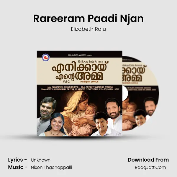 Rareeram Paadi Njan MP3 Song by Elizabeth Raju Cover