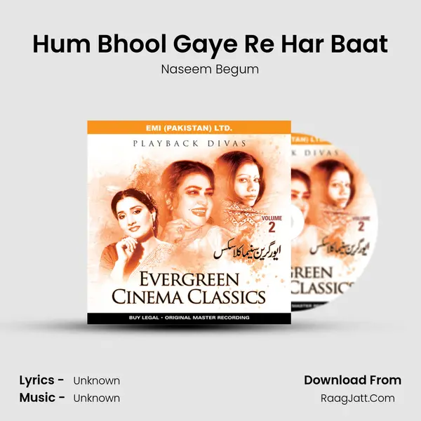 Hum Bhool Gaye Re Har Baat MP3 Song by Naseem Begum Cover