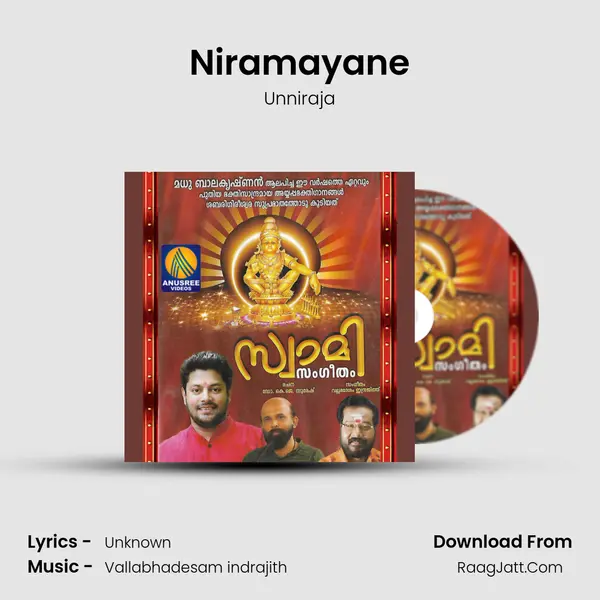Niramayane MP3 Song by Unniraja Cover