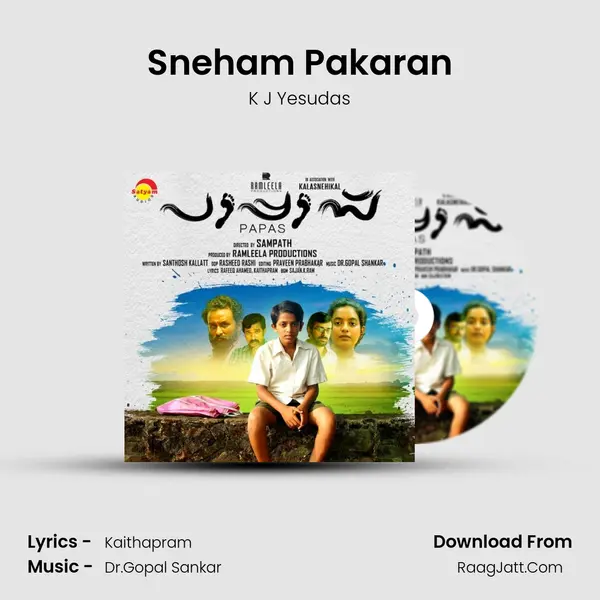 Sneham Pakaran MP3 Song by K J Yesudas Cover