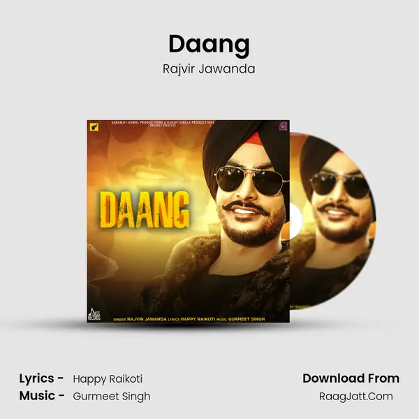Daang MP3 Song by Rajvir Jawanda Cover