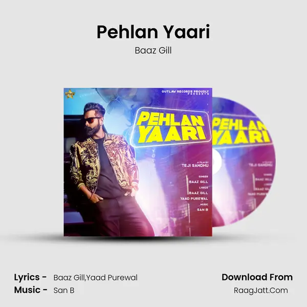 Pehlan Yaari MP3 Song by Baaz Gill Cover