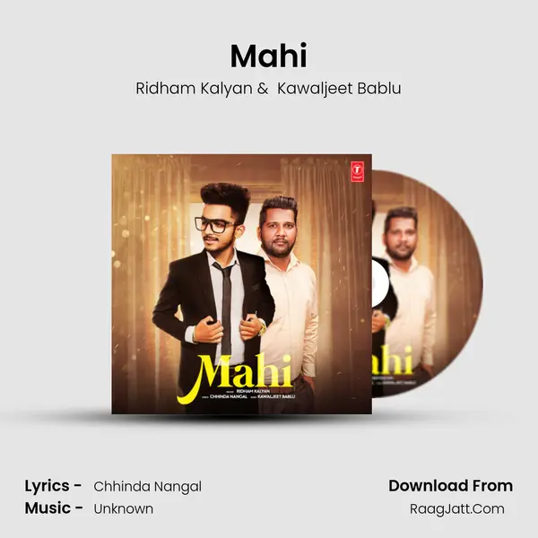 Mahi MP3 Song by Ridham Kalyan Cover