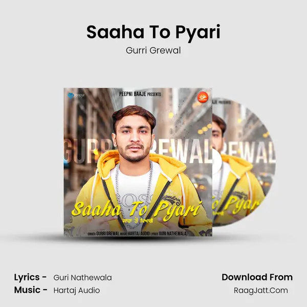 Saaha To Pyari MP3 Song by Gurri Grewal Cover
