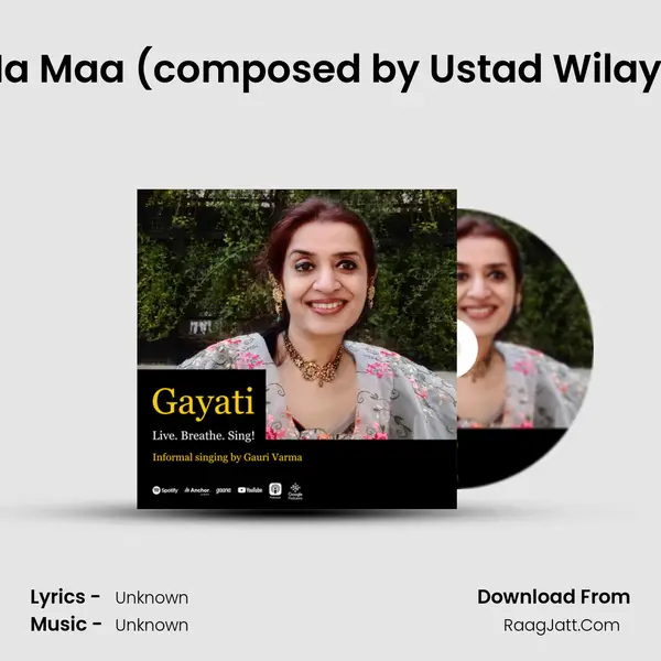 Bandish 'Bharjo Na Maa' (composed by Ustad Wilayat Hussain Khan ' MP3 Song by  Cover