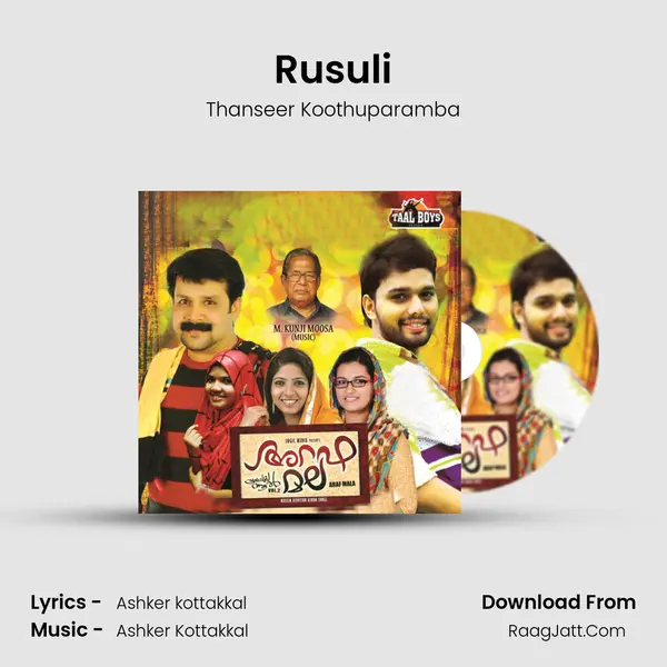 Rusuli MP3 Song by Thanseer Koothuparamba Cover