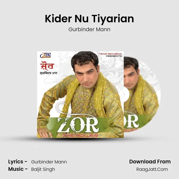 Kider Nu Tiyarian MP3 Song by Gurbinder Mann Cover