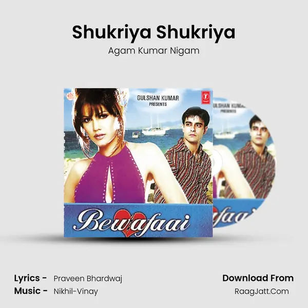 Shukriya Shukriya MP3 Song by Agam Kumar Nigam Cover