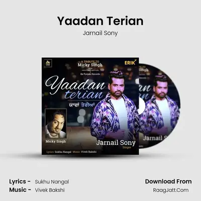 Yaadan Terian MP3 Song by Jarnail Sony Cover