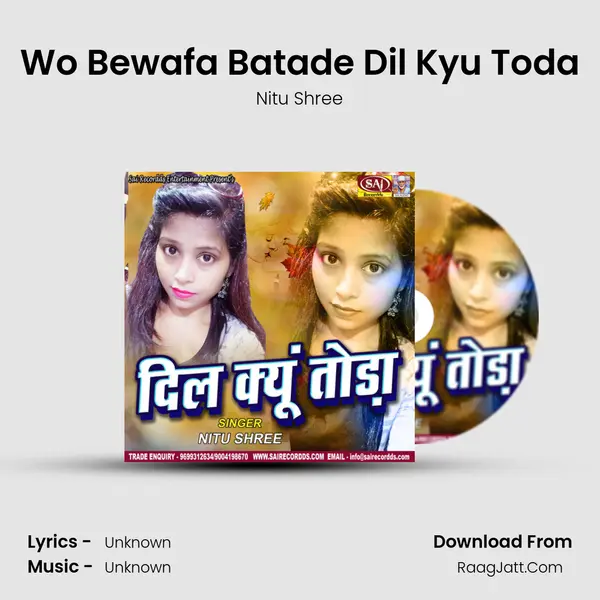 Wo Bewafa Batade Dil Kyu Toda MP3 Song by Nitu Shree Cover