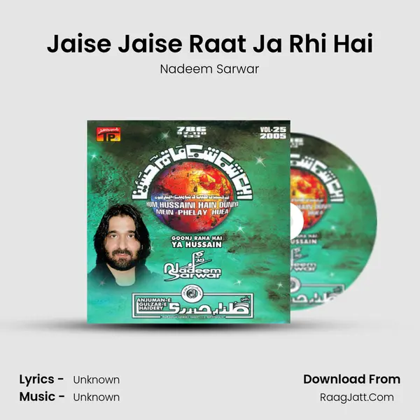 Jaise Jaise Raat Ja Rhi Hai MP3 Song by Nadeem Sarwar Cover