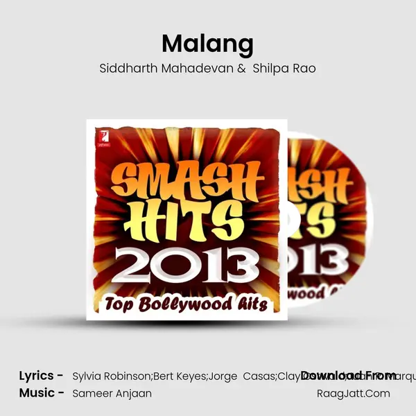 Malang MP3 Song by Siddharth Mahadevan Cover