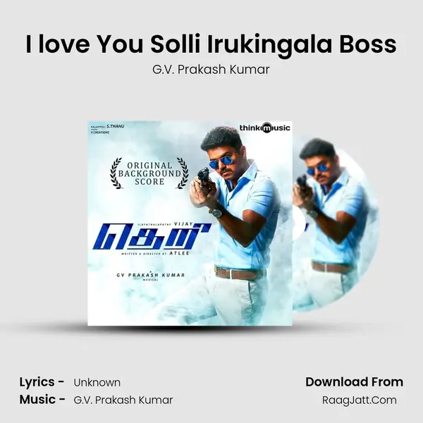 I love You Solli Irukingala Boss MP3 Song by G.V. Prakash Kumar Cover