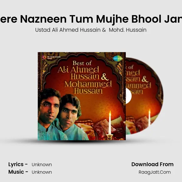 Mere Nazneen Tum Mujhe Bhool Jana MP3 Song by Ustad Ali Ahmed Hussain Cover
