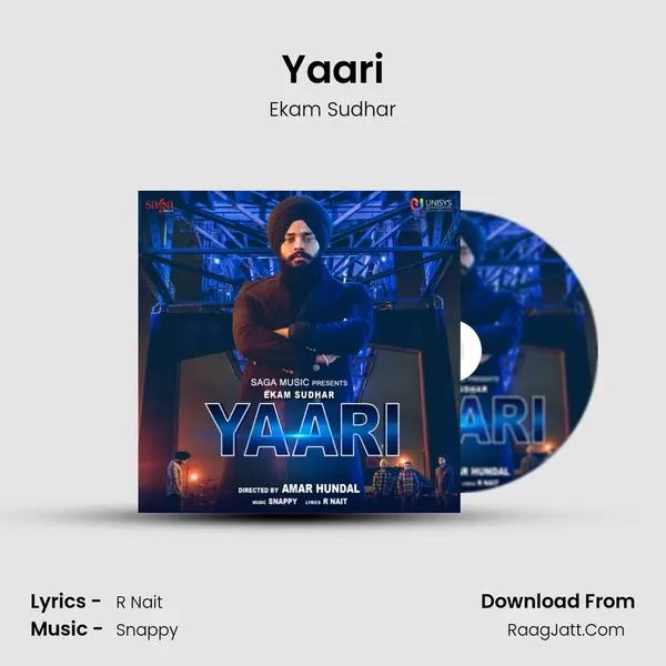 Yaari MP3 Song by Ekam Sudhar Cover