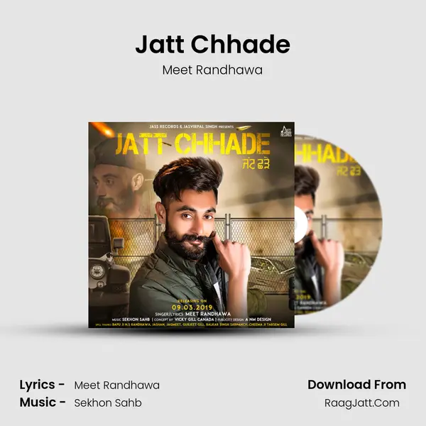 Jatt Chhade MP3 Song by Meet Randhawa Cover