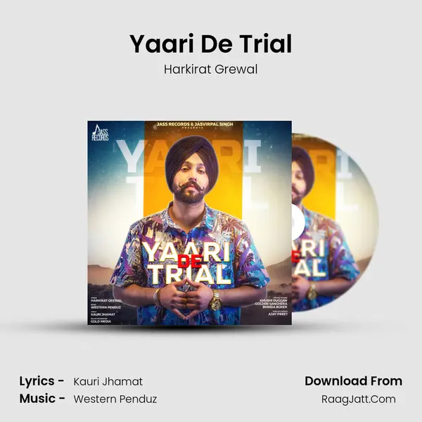 Yaari De Trial MP3 Song by Harkirat Grewal Cover