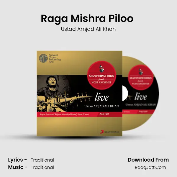 Raga Mishra Piloo (Live) MP3 Song by Ustad Amjad Ali Khan Cover
