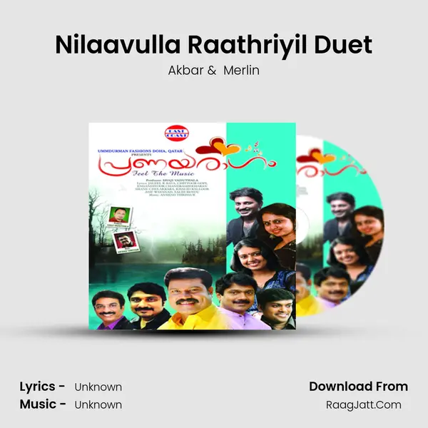 Nilaavulla Raathriyil Duet MP3 Song by Akbar Cover