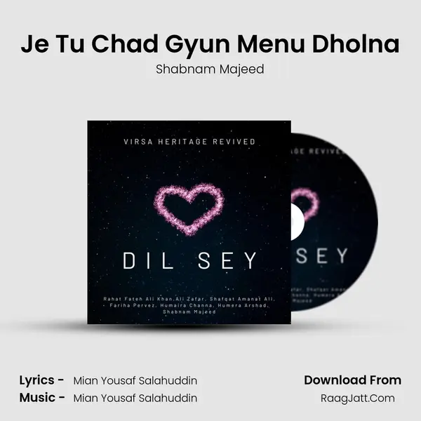 Je Tu Chad Gyun Menu Dholna MP3 Song by Shabnam Majeed Cover