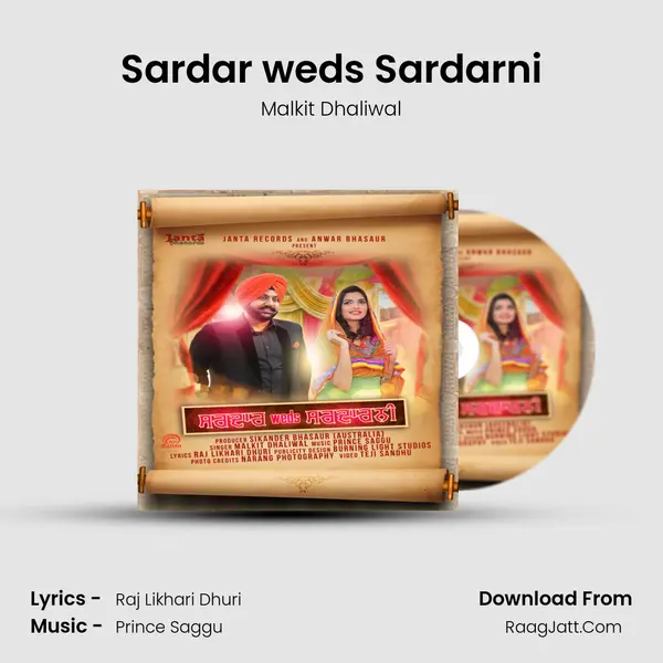 Sardar weds Sardarni MP3 Song by Malkit Dhaliwal Cover