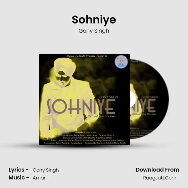 Sohniye MP3 Song by Gony Singh Cover