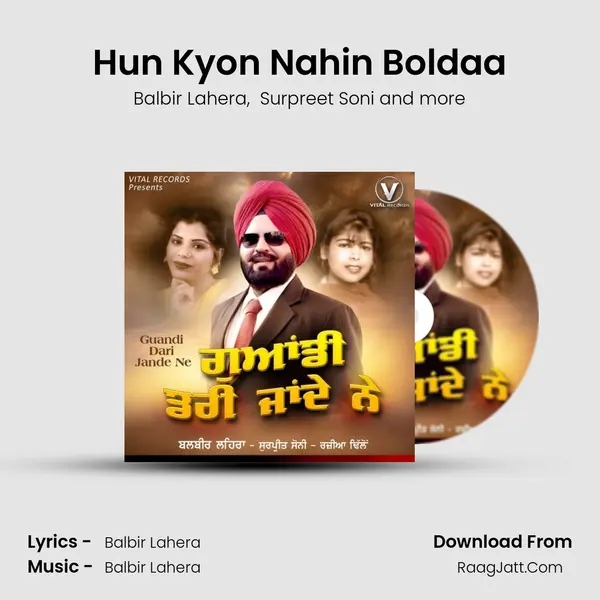 Hun Kyon Nahin Boldaa Cover