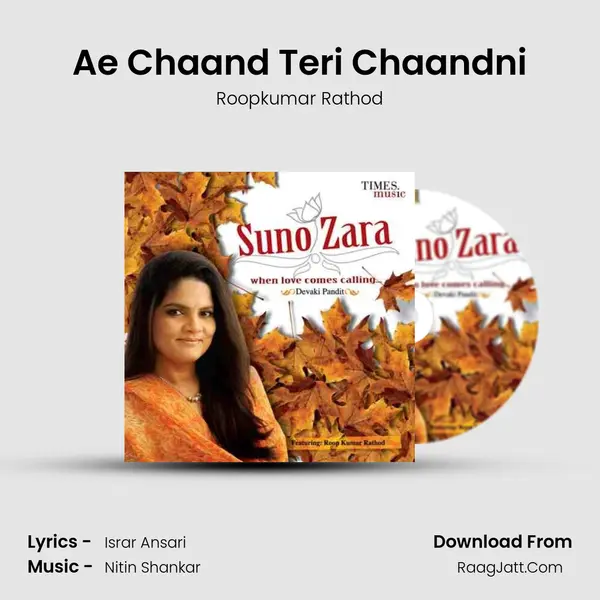 Ae Chaand Teri Chaandni MP3 Song by Roopkumar Rathod Cover