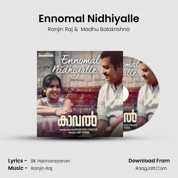 Ennomal Nidhiyalle MP3 Song by Ranjin Raj Cover